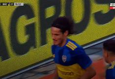 ¡Apareció el ‘Matador’! Edinson Cavani anota el 2-1 de Boca Juniors vs. River Plate por Superclásico | VIDEO