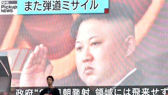 Kim Jong-un, líder de Corea del Norte." (Kazuhiro NOGI / AFP).