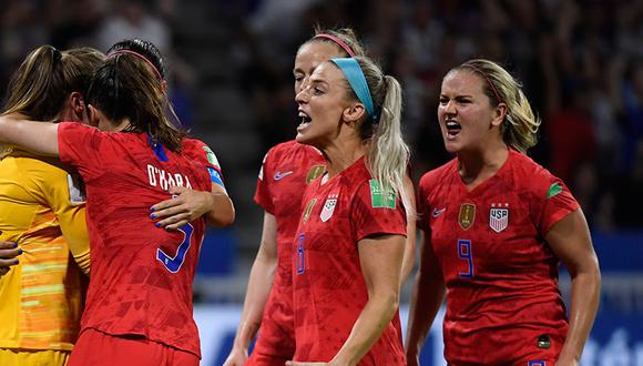 Con goles de Press y de Morgan, Estados Unidos ganó 2-1 a Inglaterra y clasificó a la final del Mundial femenino.