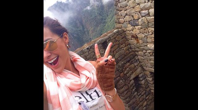 Milett Figueroa recarga energías en Machu Picchu - 4