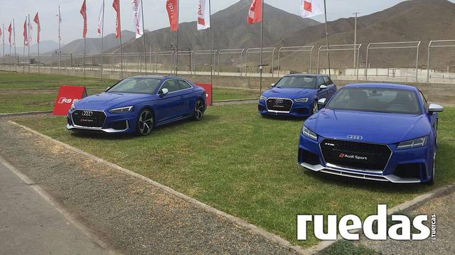 Audi renovó algunos modelos de su gama deportiva, en un evento que se realizó en el Autódromo La Chutana. (fotos: Ruedas&Tuercas/Audi)