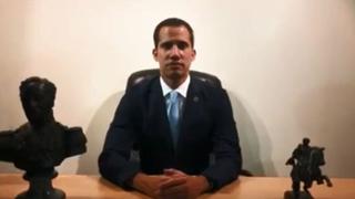 Juan Guaidó:"Maduro no tiene respaldo ni respeto de las Fuerzas Armadas"