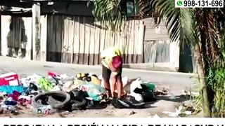 Iquitos: mujer encuentra a recién nacida dentro de una bolsa de plástico en un basural