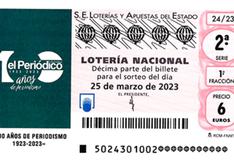 Lotería Nacional sábado 25 de marzo: comprobar resultados del sorteo