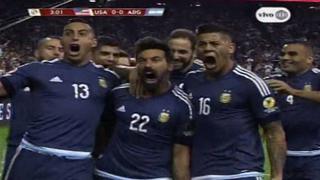 Argentina: Lavezzi marcó 1-0 tras genial pase de Messi [VIDEO]