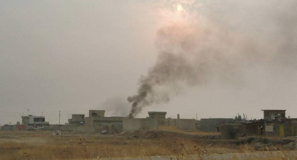 Enfrentamientos de fuerzas iraquíes e ISIS. (Foto: EFE)