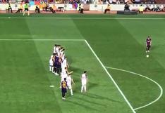 Barcelona vs. Alavés EN VIVO: Messi y el magistral tiro libre que se estrelló en el travesaño | VIDEO