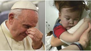 Papa se siente "profundamente afectado" por la muerte del pequeño Alfie Evans