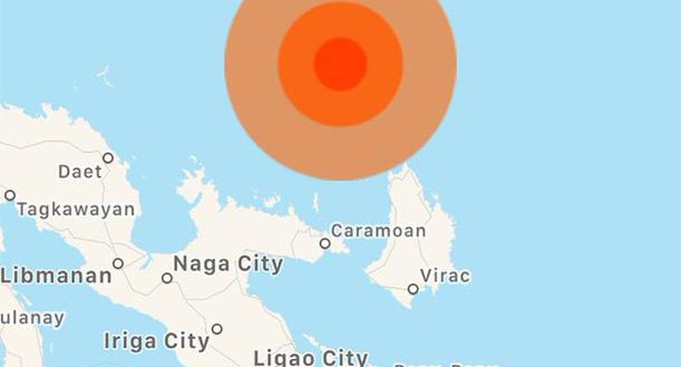 Filipinas. Un terremoto de magnitud 6,1 sacude la región norte de ese país. (Foto: @SkyAlertMx / Twitter)