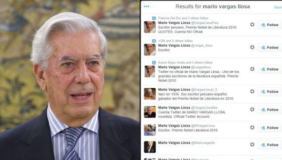 Twitter: Mario Vargas Llosa niega estar en las redes sociales