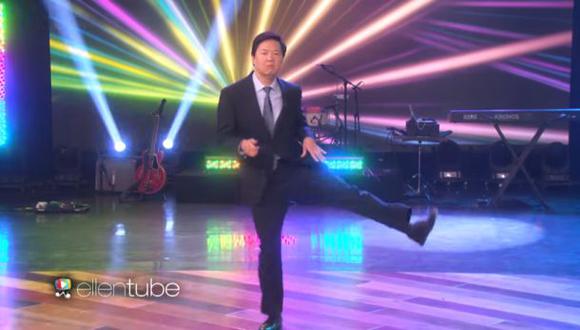 Ken Jeong sorprende a Ellen DeGeneres con divertido baile