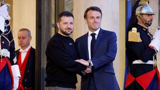 Zelensky llega a Francia para una cena de trabajo con Macron