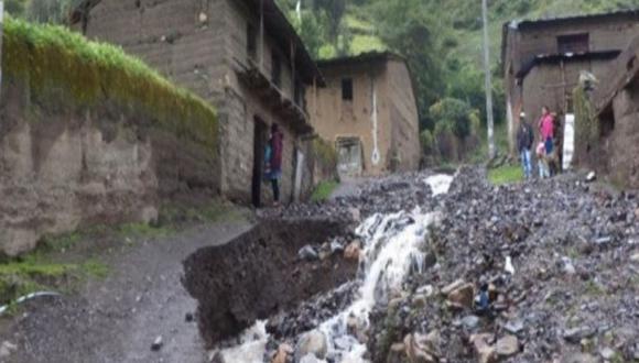 Tambien fueron afectados otros distritos como Carmen Alto, Andrés Avelino Cáceres Dorregaray. (Foto: Andina)