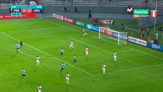 Perú vs. Uruguay: ¡Se salvó la selección! Brian Lozano casi anota el 1-0 antes del primer minuto de juego | VIDEO