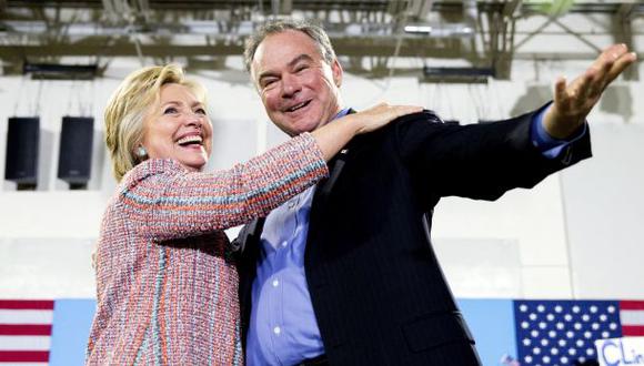 Clinton elige a Tim Kaine como su candidato a vicepresidente