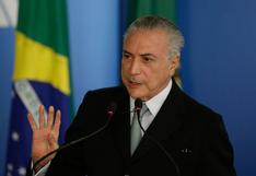 Crisis en Brasil: base de Temer quiere acelerar el juicio a Rousseff 