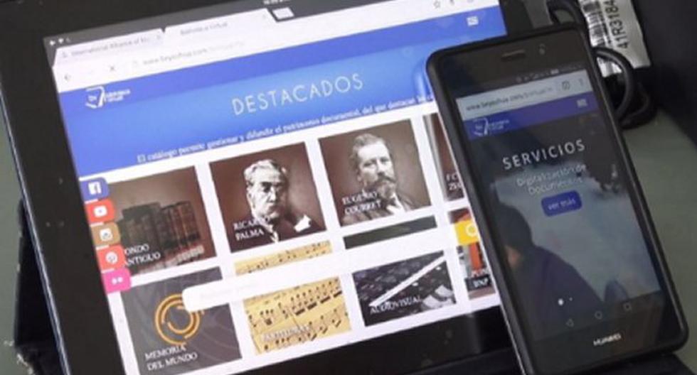La Biblioteca Nacional lanzará la nueva plataforma de la Biblioteca Digital, que permitirá el acceso al legado bibliotecario y documental que custodia desde cualquier dispositivo electrónico. (Foto: Andina)