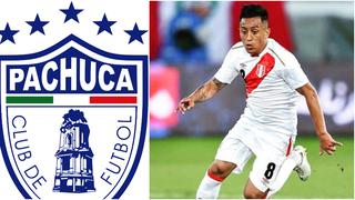 Christian Cueva fue incluido en lista oficial de Pachuca FC para el Torneo Clausura de la Liga MX 2020
