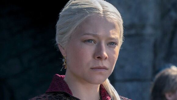 Emma D'Arcy como Rhaenyra Targaryen en la serie "House of the dragon" (Foto: HBO)