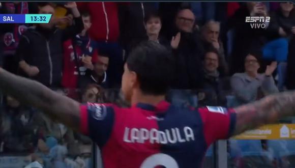Golazo de Lapadula: así anotó para Cagliari vs Salernitana por Serie A | VIDEO
