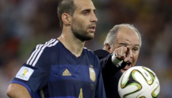 Zabaleta enfureció con periodista que preguntó sobre gol alemán