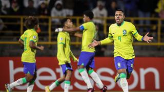 Brasil goleó 3-0 a Venezuela sub-20 por el Sudamericano 2023 | RESUMEN Y GOLES