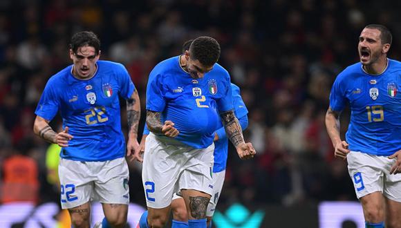 Italia derrotó 3-1 a Albania por amistoso internacional. Foto: @Azzurri
