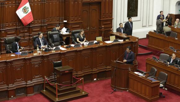 Escaños vacíos en debate de interpelación al ministro de Justicia, Vicente Zeballos. (Foto: Anthony Niño De Guzmán / GEC)