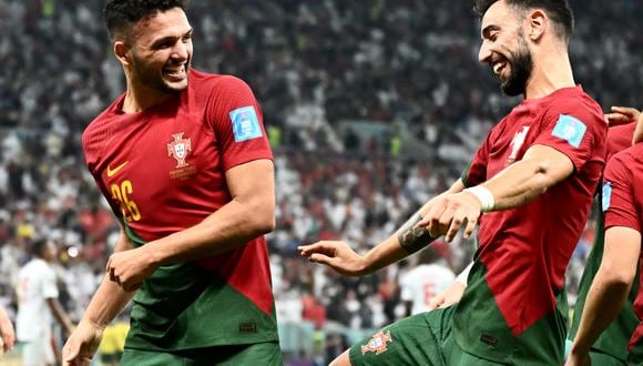 Portugal apabulló 6-1 a Suiza este lunes 5 de diciembre.  (Foto: AFP)