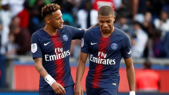 Nasser Al-Khelaifi, piensa armar un gran equipo para ganar la Champions League la próxima temporada. Según la BBC, Neymar y Mbappé seguirán encabezando el proyecto del cuadro parisino. (Foto: AFP).