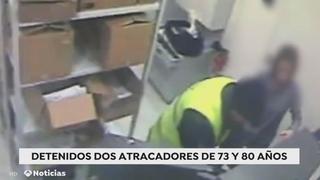 Detienen a dos ancianos que asaltaban bancos en España | VIDEO