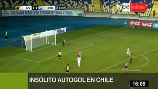 Mira aquí el insólito autogol en el fútbol chileno