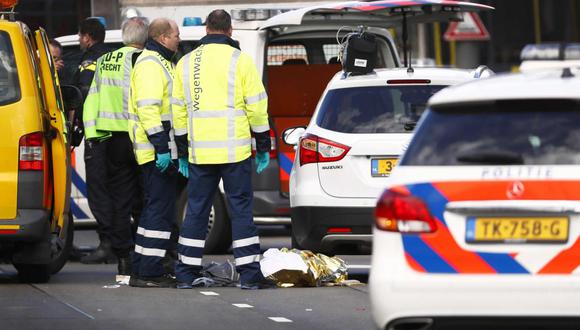 Tiroteo en Utrecht, Holanda: tres muertos y varios heridos por los disparos de un hombre en un tranvía de la ciudad holandesa. (EFE).