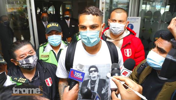 Paolo Guerrero llegó a Lima este domingo (Foto: GEC)