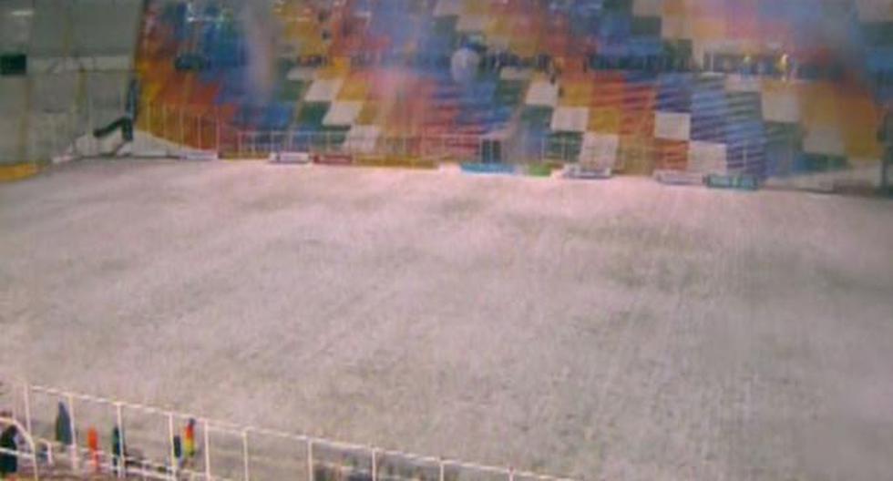 Intenso granizo y lluvia paraliza el partido entre Real Garcilaso vs Binacional | Foto: Captura/Gol Perú
