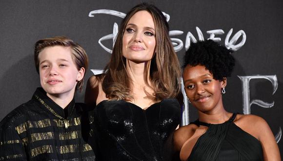 La actriz Angelina Jolie hablo sobre los problemas que ha tenido con sus hijos por confinamiento. (AFP).