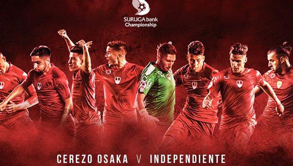 Independiente vs. Cerezo Osaka EN VIVO: este miércoles en final de Surugu Bank 2018. (Foto: AFP)