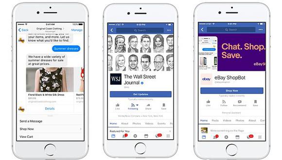 Facebook Messenger desea mejorar la experiencia de sus 1.200 millones de usuarios con 'bots'. (Foto: Facebook)