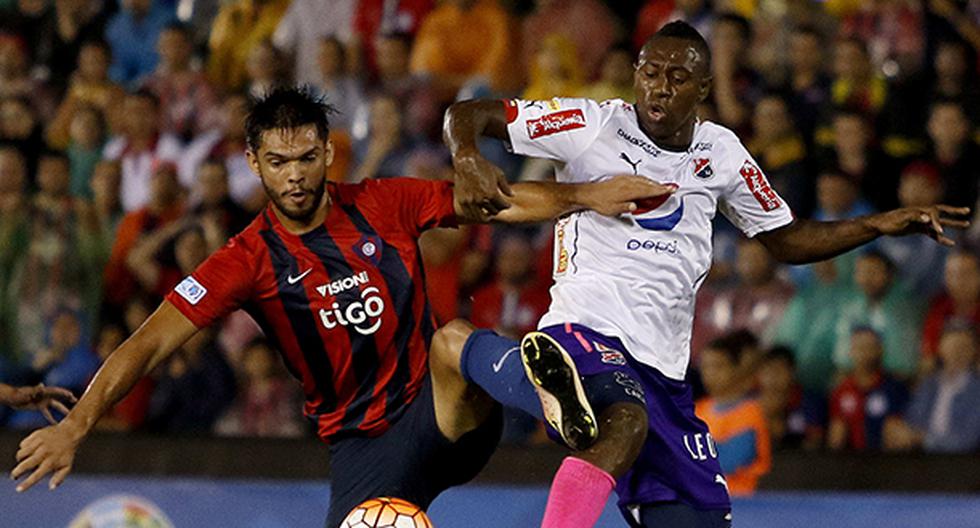 Cerro Porteño gana 2-0 ante Independiente Medellín este martes 25 de octubre a partir de las 7:00 pm (Horario peruano y colombiano), por la vuelta de cuartos de final de la Copa Sudamericana. (Foto: EFE)