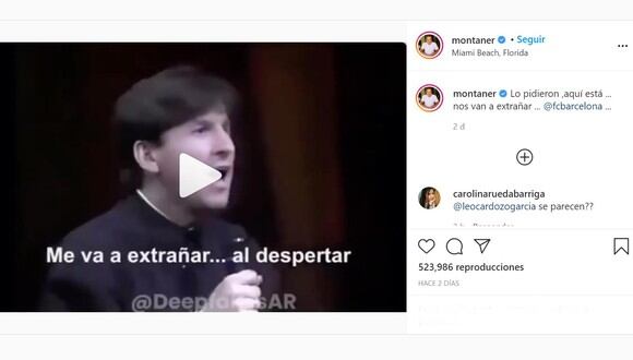 Deepfake: Lionel Messi canta me va a extrañar de Ricardo Montaner