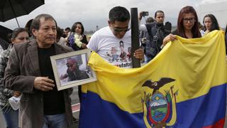 Familias de periodistas asesinados tildan de "burla" datos brindados por Ecuador