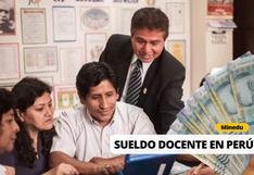 ¿Cuánto gana un profesor en el Perú? Revisa la escala salarial del Minedu aquí