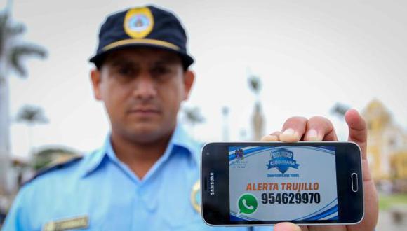 Serenazgo de Trujillo atenderá denuncias vía WhatsApp