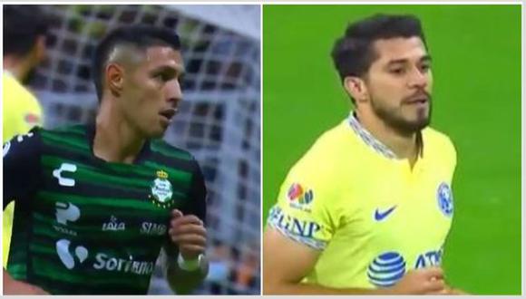 Doblete de Leandro Suárez y gol de Henry Martín para el 1-2 en América vs. Santos. (Captura: TUDN)