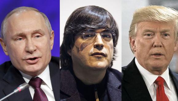 Vladimir Putin, Jaime Bayly y Donald Trump. (Fotos: Agencias/USI)