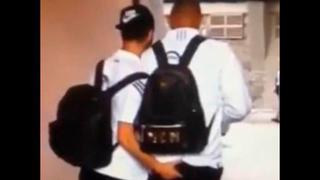 Isco le agarró el trasero a Benzema saliendo del Bernabéu