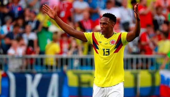 Yerry Mina disputó el Mundial Rusia 2018 defendiendo a la selección de Colombia. El defensa fue una de las figuras al anotar 3 goles decisivos, lo cual podría hacer dudar al Barcelona en cederlo (Foto: agencias)