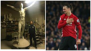 Ibrahimovic comparó su efigie con la Estatua de la Libertad