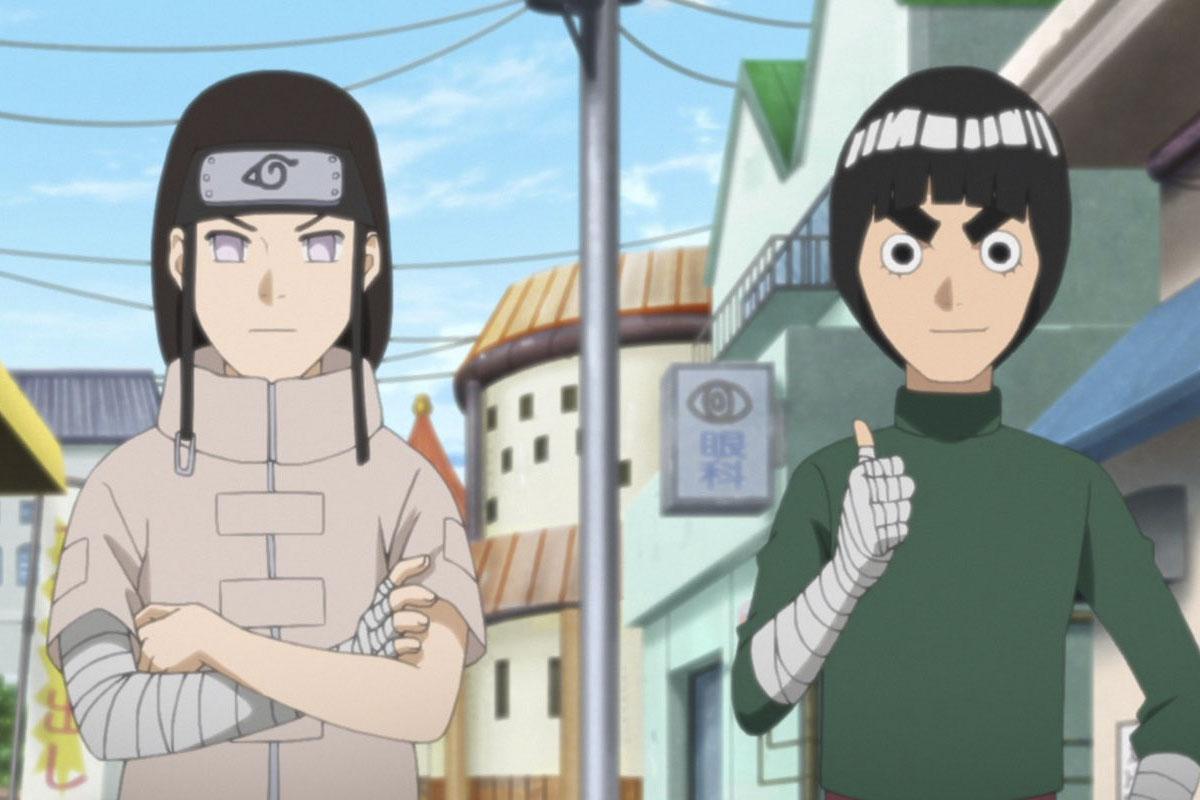 Neji y Rock Lee con sus diseños originales de Naruto (Foto: cho-animedia)