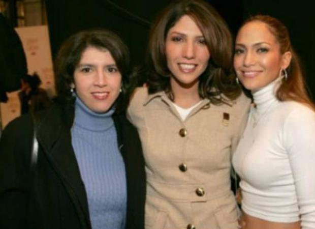 Jennifer Lopez and her sisters Leslie and Lynda.